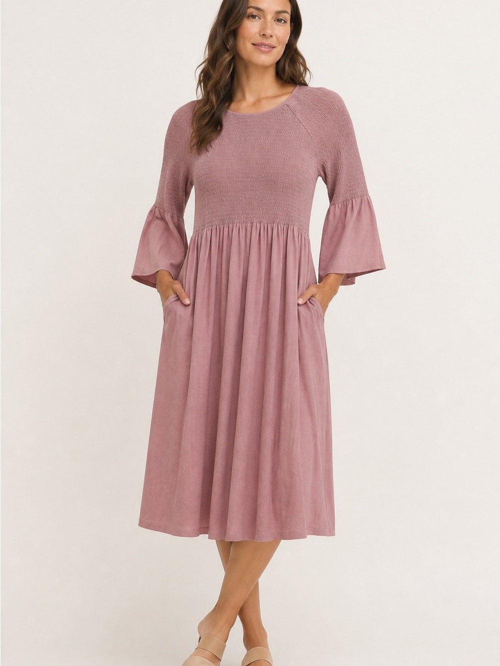 M. PATMOS Stella Dress Blush Color size S retail $450